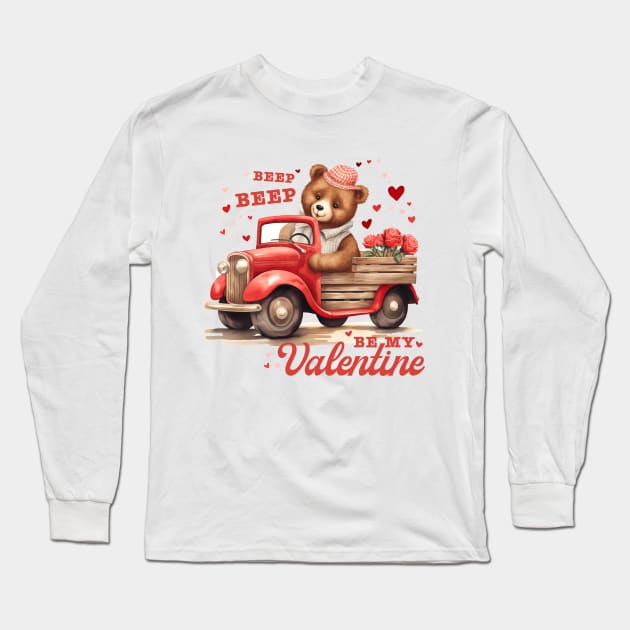 Valentines day gift for her Long Sleeve T-Shirt by Positively Petal Perfect 